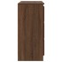 Aparador roble marrón 80x35x76 cm madera de
