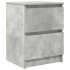 Mueble de TV de madera de ingeniería gris hormigón 40x35x54