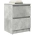 Mueble de TV de madera de ingeniería gris hormigón 40x35x54