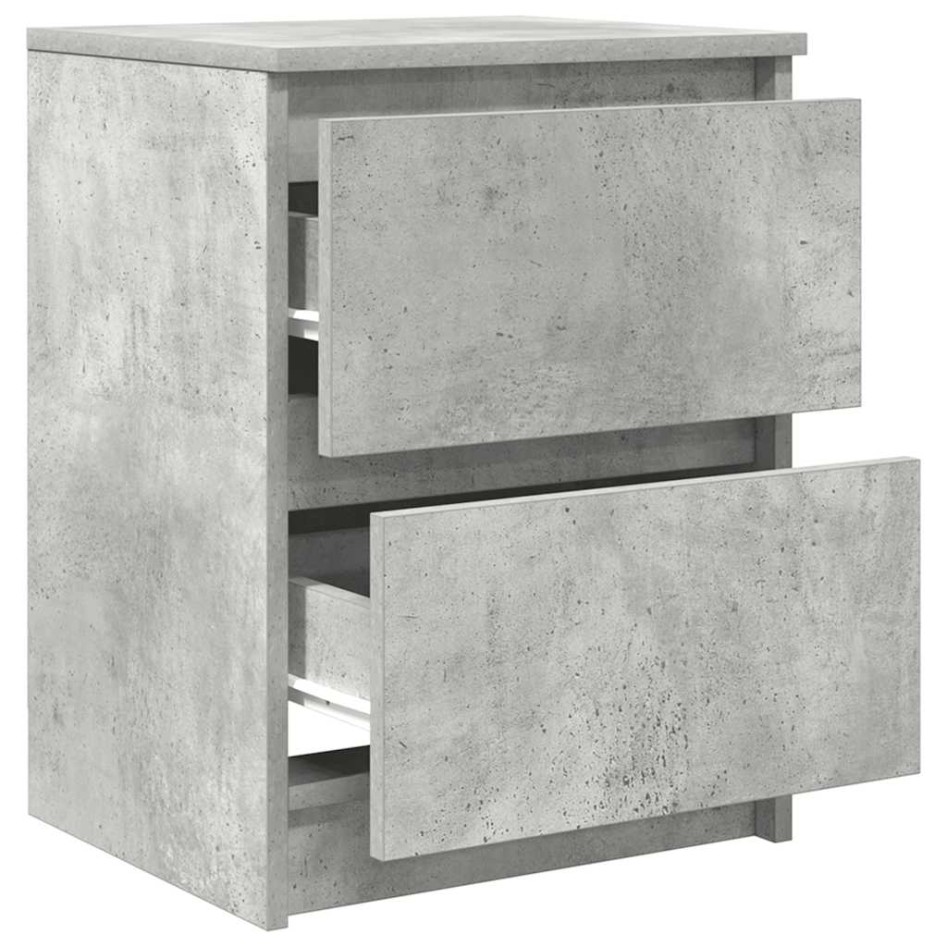 Mueble de TV de madera de ingeniería gris hormigón 40x35x54