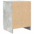 Mueble de TV de madera de ingeniería gris hormigón 40x35x54