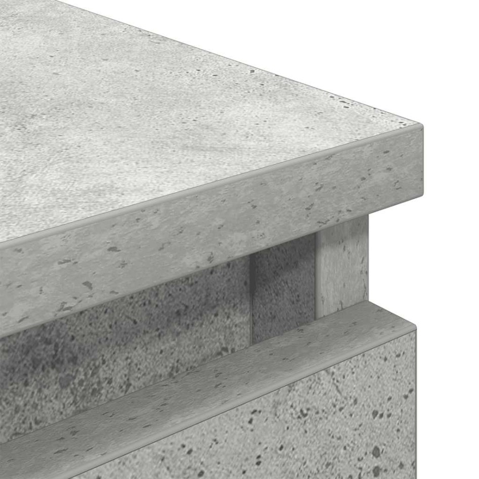 Mueble de TV de madera de ingeniería gris hormigón 40x35x54