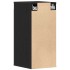 Zapatero de madera de roble negro 32x35x70