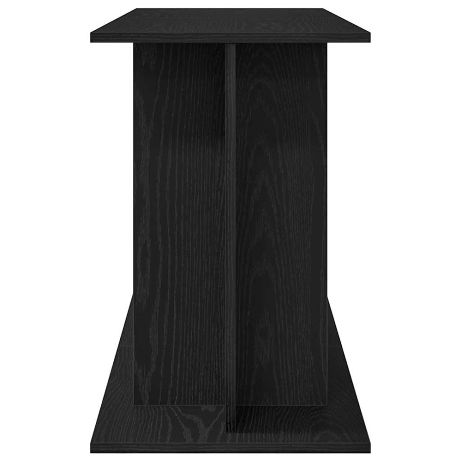 Soporte para acuario de madera de roble negro 120x40x60