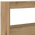 Cabecero de cama con LED roble artesanal 140x17x102