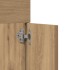 Juego de muebles baño 2 piezas madera ingeniería roble