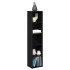Estantería para CDs 2 uds roble negro 21x16x93,5