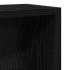 Estantería para CDs 2 uds roble negro 21x16x93,5