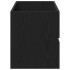 Mueble para lavabo roble negro 100x38,5x45 cm madera