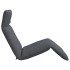 Tumbona plegable antracita 175x54x8,5 cm tejido