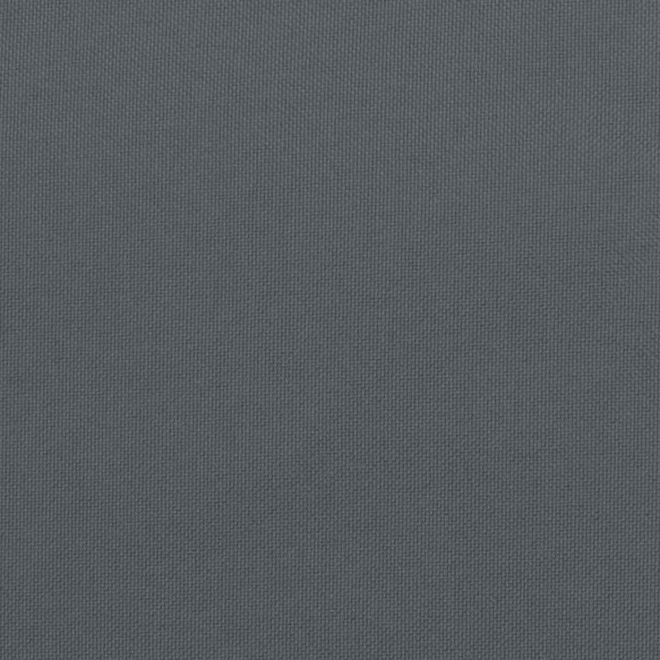 Tumbona plegable antracita 175x54x8,5 cm tejido