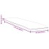 Tumbona plegable antracita 175x54x8,5 cm tejido
