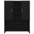 Mueble para lavadora roble negro 70,5x25,5x90