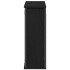Mueble de baño de pared con espejo roble negro 60x21x60