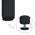 Mueble de baño de pared con espejo roble negro 60x21x60