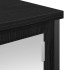 Mueble de baño de pared con espejo roble negro 60x21x60