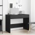 Escritorio roble negro 101x50x76,5 cm madera de