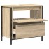 Mueble de baño con lavabo y cajones roble Sonoma 60x34,5x60