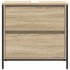 Mueble de baño con lavabo y cajones roble Sonoma 60x34,5x60