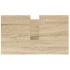 Mueble de baño con lavabo y cajones roble Sonoma 60x34,5x60