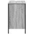Mueble de baño con lavabo gris Sonoma 60x34,5x60