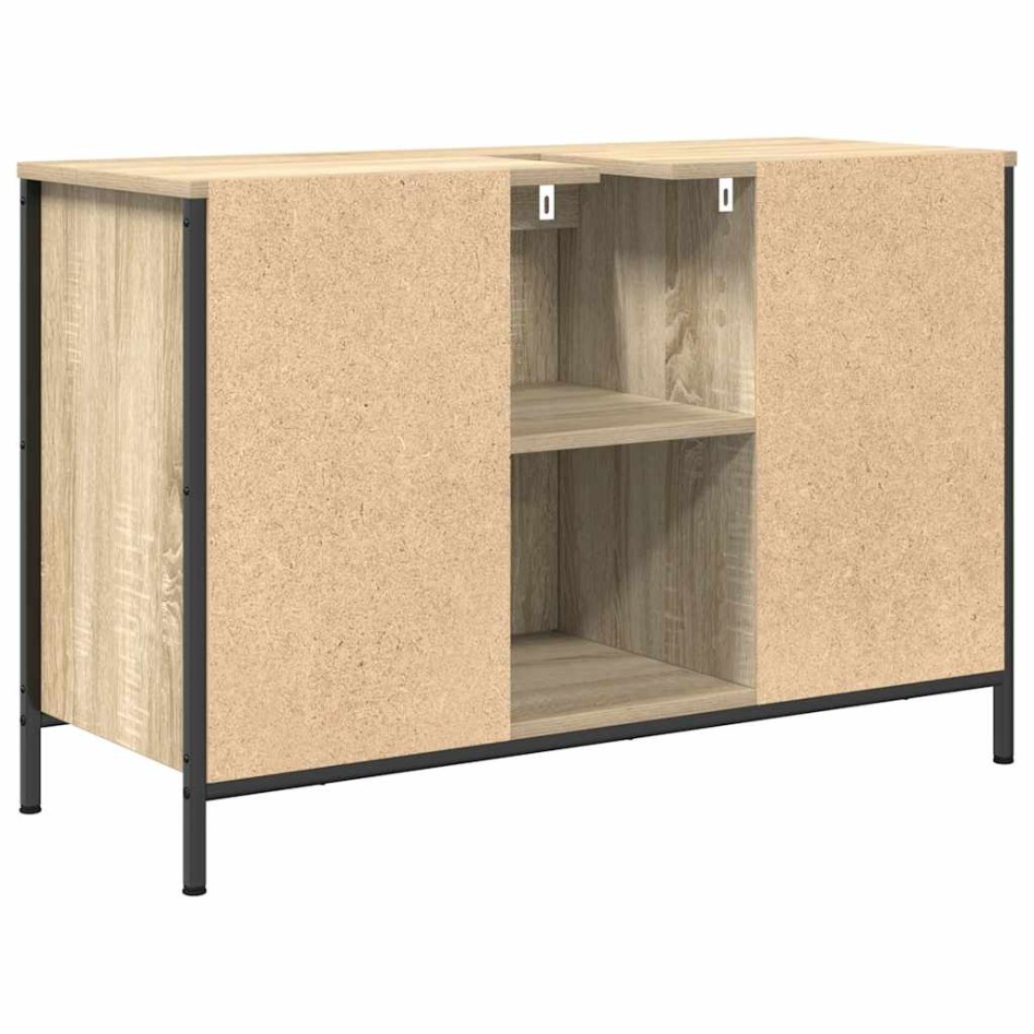 Mueble de lavabo con cajones roble Sonoma 90x34,5x60