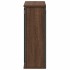 Mueble de baño de pared con espejo roble marrón 50x21x60