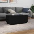 Mesa de centro con luces LED roble negro 90x50x40