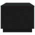 Mesa de centro con luces LED roble negro 90x50x40