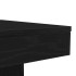 Mesa de centro con luces LED roble negro 50x50x40
