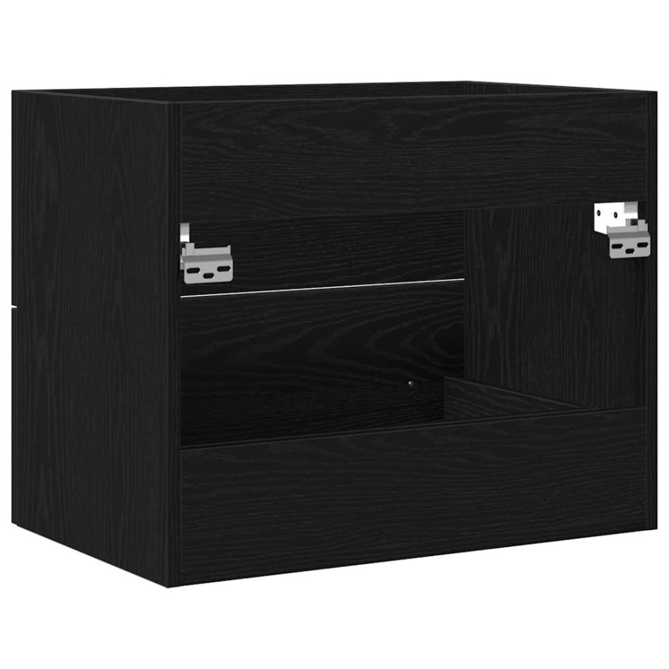 Mueble de baño para lavabo de roble negro 60x38,5x48