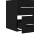 Mueble de baño para lavabo de roble negro 60x38,5x48