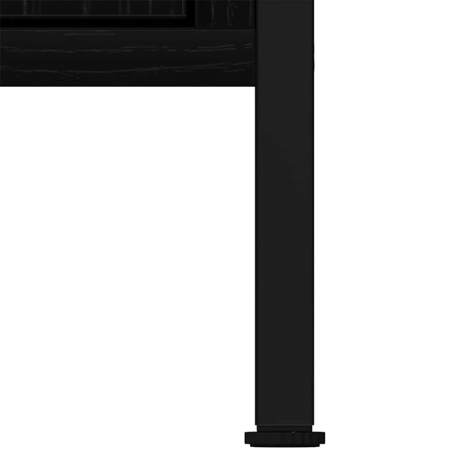 Mueble de baño para lavabo de madera de roble negro 60x30x60