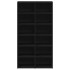 Zapatero de madera de roble negro 54x34x100,5
