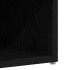 Zapatero de madera de roble negro 54x34x100,5