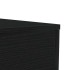 Mesa de centro con luces LED roble negro 50x50x40