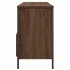 Mueble de baño con lavabo y cajones roble marrón 90x34,5x60