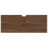 Mueble de baño con lavabo y cajones roble marrón 90x34,5x60