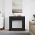 VidaXL Marco para chimenea madera ingeniería roble negro