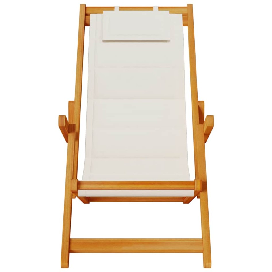 Silla de playa plegable con reposabrazos gris