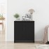 Aparador de madera de roble negro 70x41x75