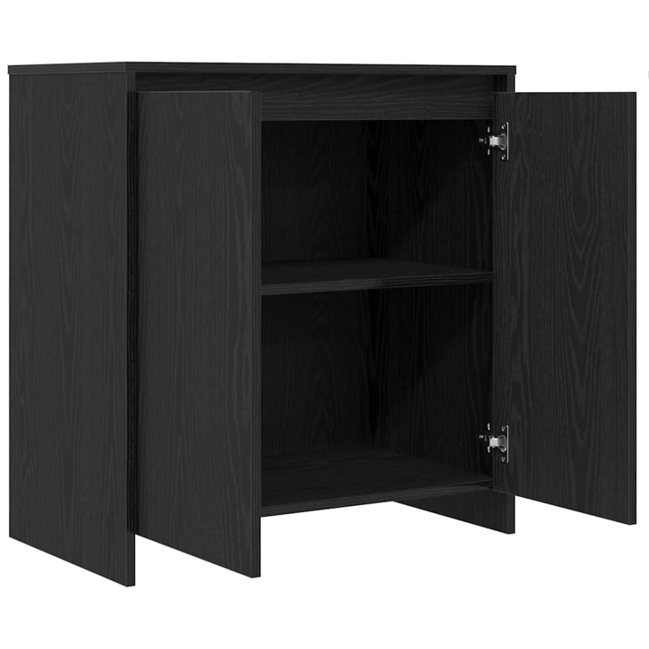 Aparador de madera de roble negro 70x41x75