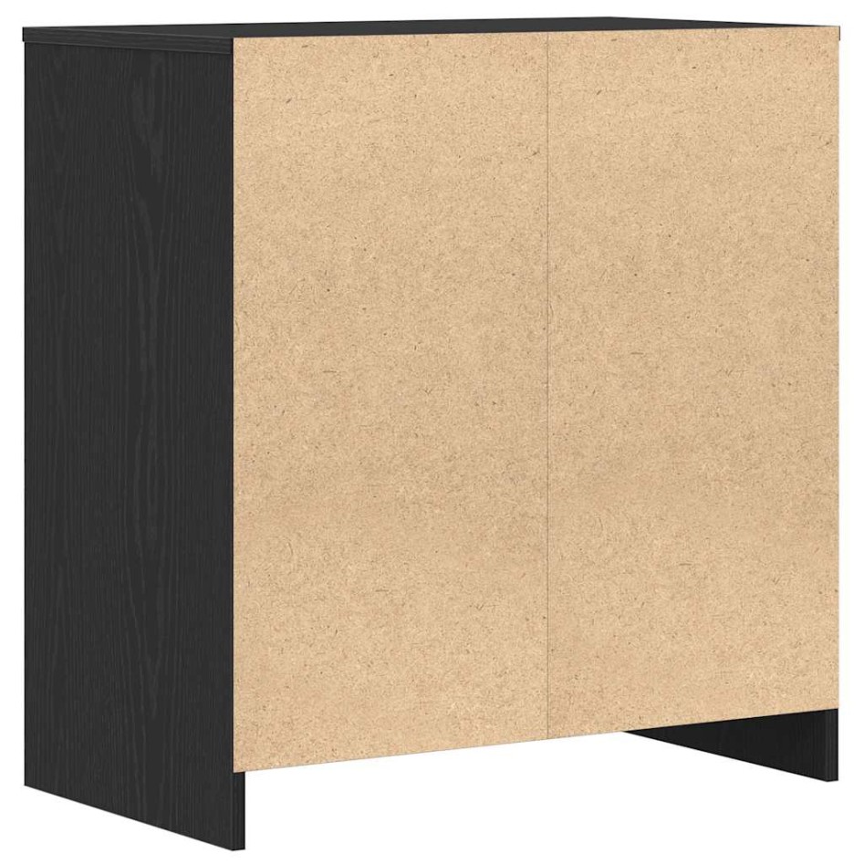 Aparador de madera de roble negro 70x41x75