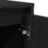 Aparador de madera de roble negro 70x41x75