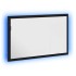 Espejo de baño con luces LED  roble negro 60x8,5x37