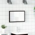Espejo de baño con luces LED  roble negro 60x8,5x37