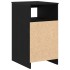 Cajonera de madera contrachapada roble negro 40x50x76