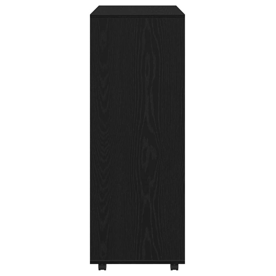 Armario de madera de roble negro 80x40x110