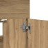 Juego de muebles baño 2 piezas madera ingeniería roble