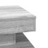 Mesa de centro giratoria 360 grados gris Sonoma 50x50x34,5